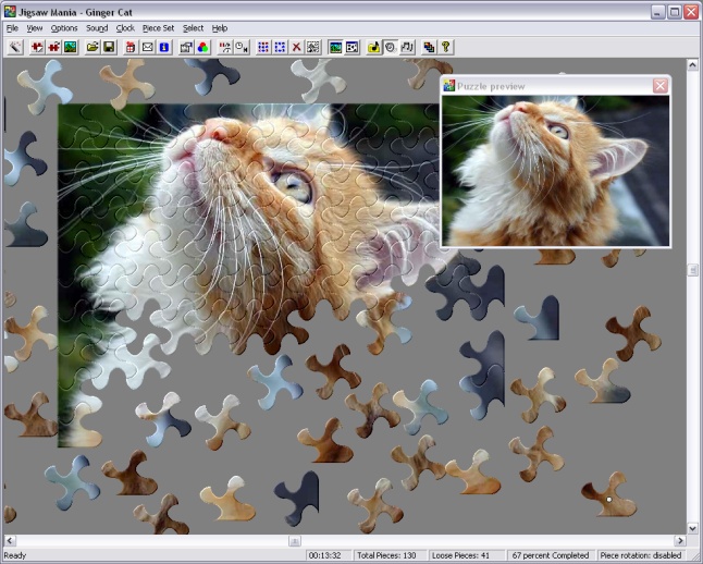Screenshot of Jigsaw Mania