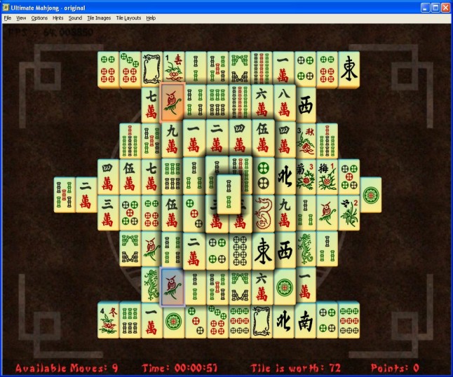 Screenshot of Ultimate Mahjong