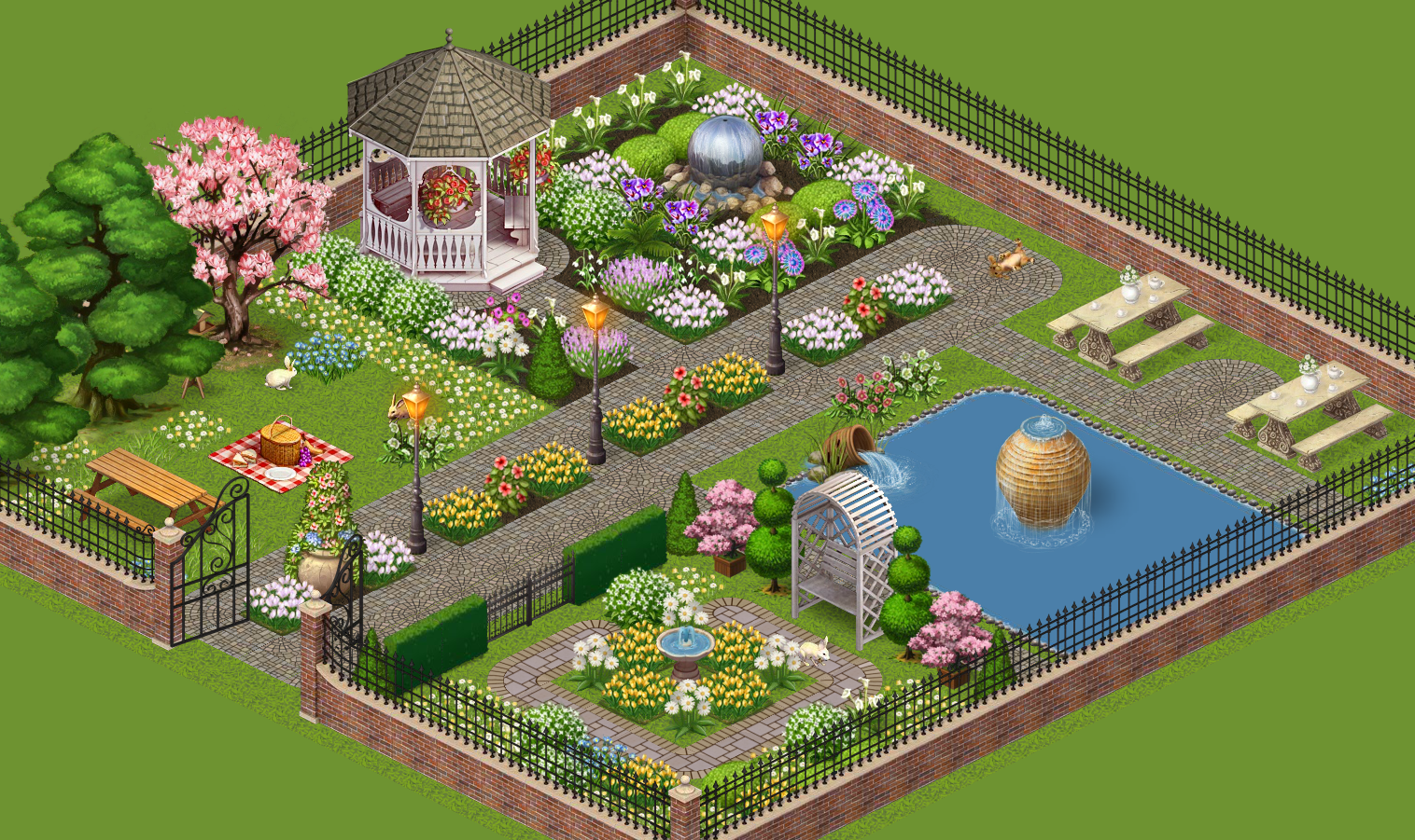 mahjong secret garden game