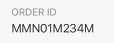 Screenshot of Apple Order ID