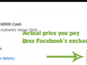 Purchase on facebook showing price of 4 pounds and 4 pence